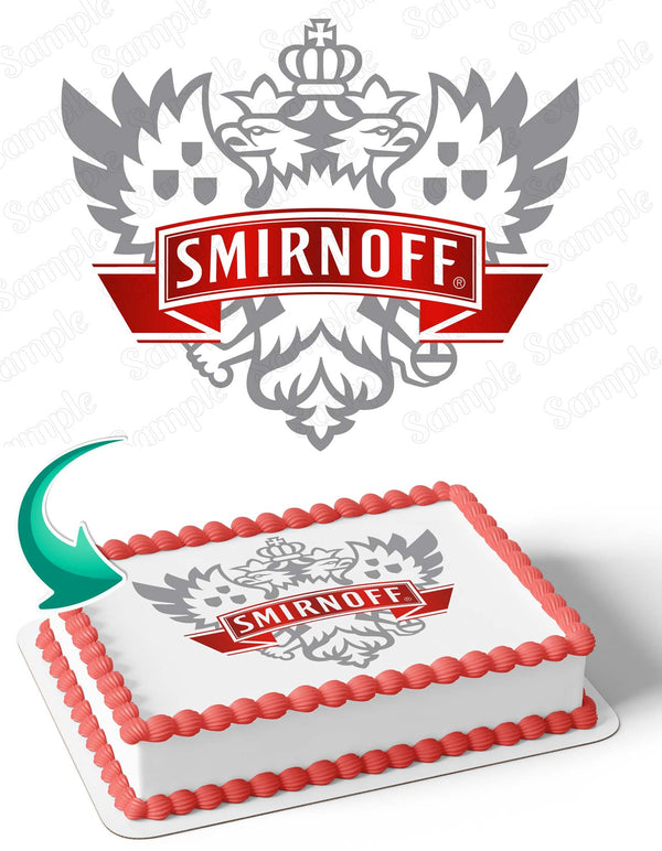 Smirnoff Drink Edible Cake Toppers