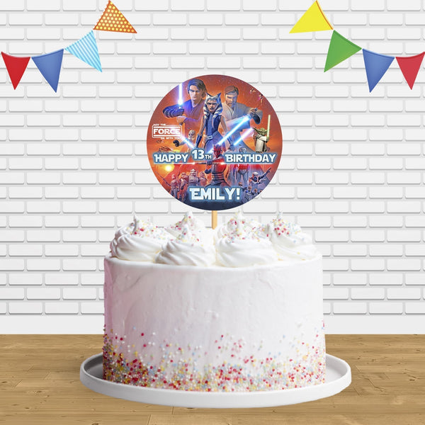 Star Wars Jedi Cake Topper Centerpiece Birthday Party Decorations