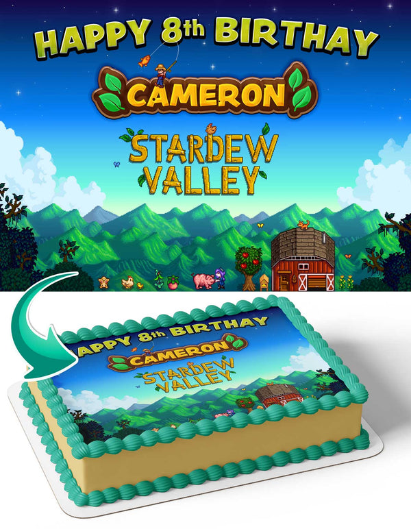 Stardew Valley Edible Cake Toppers