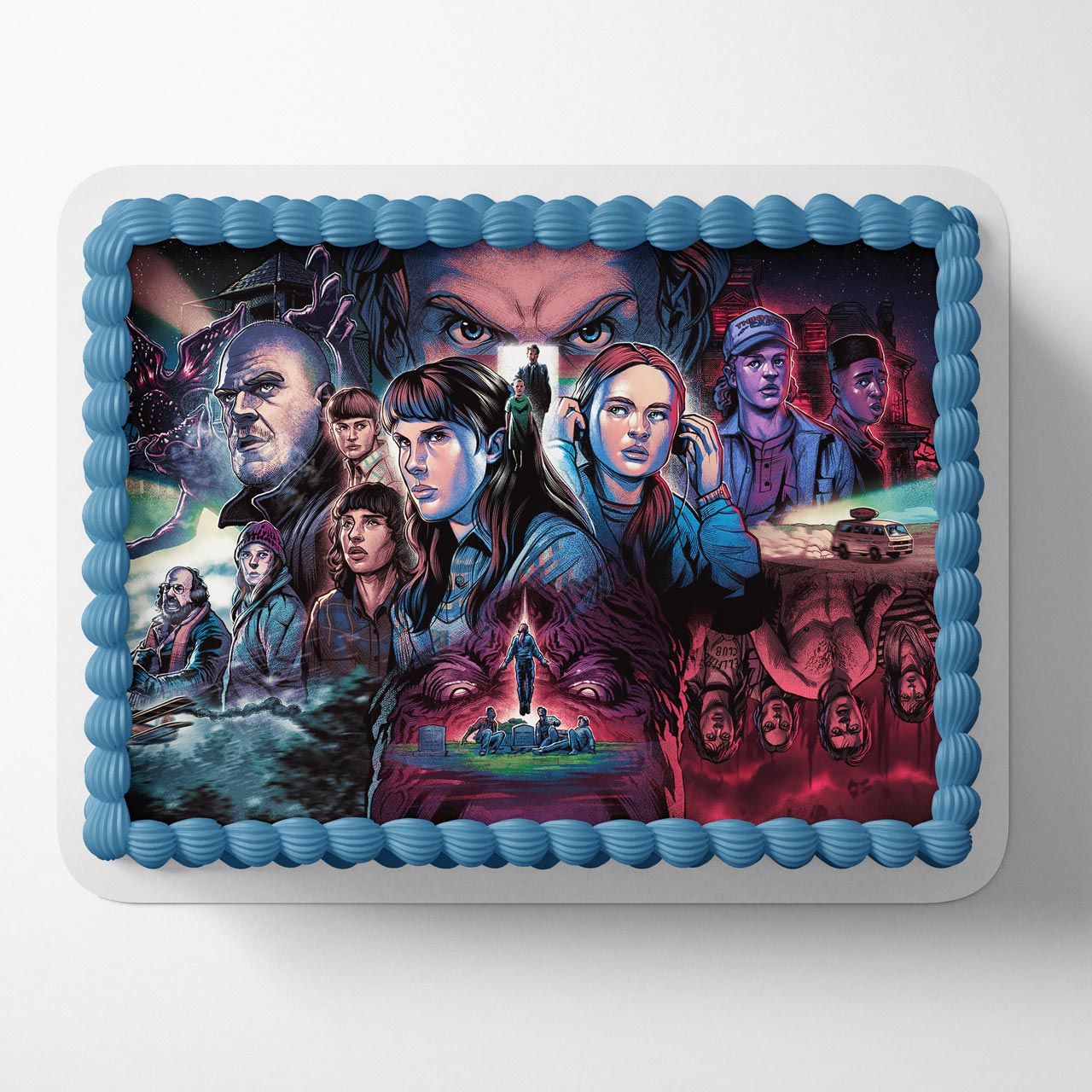 Stranger Things TSN Edible Cake Topper | Personalized Frosting Sheet ...