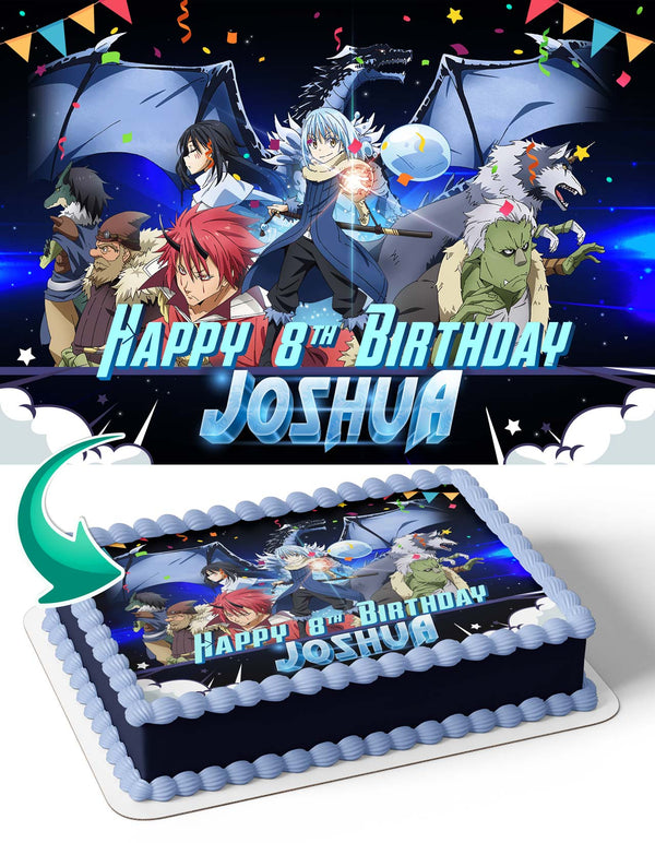 That Time I Got Reincarnated as a Slime Edible Cake Toppers