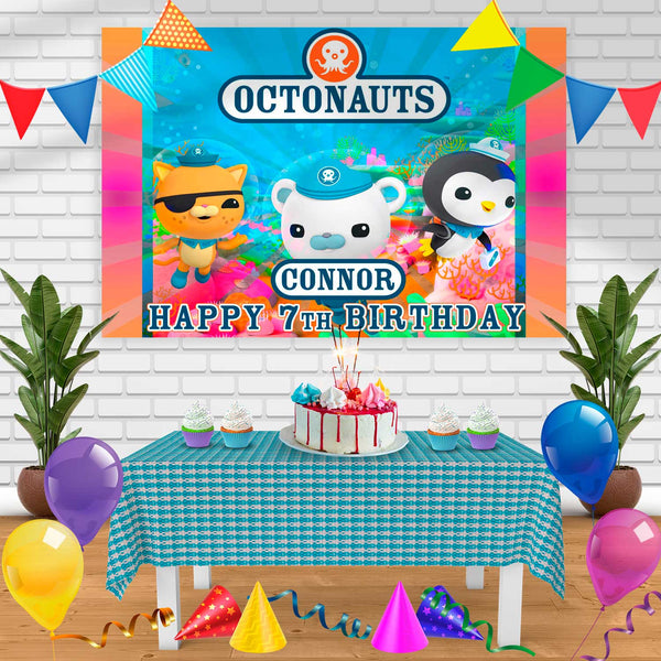 The Octonauts Birthday Banner Personalized Party Backdrop Decoration