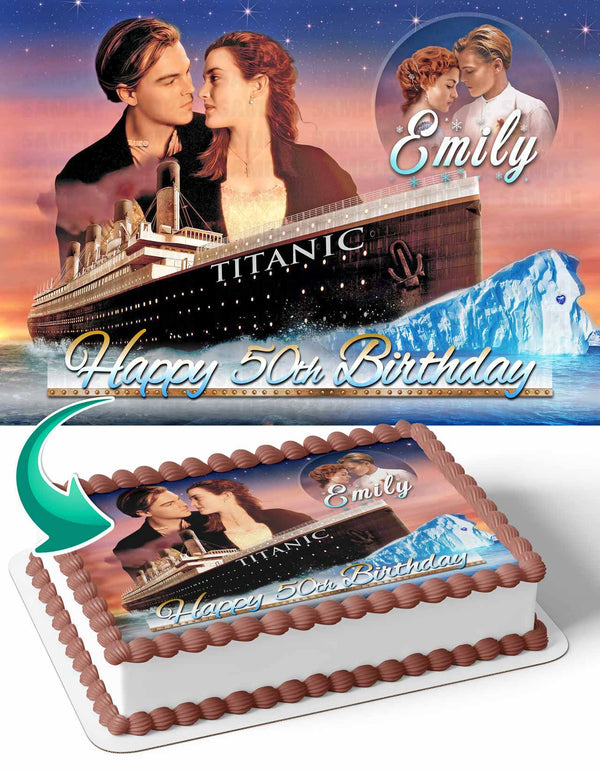 The Titanic Edible Cake Toppers