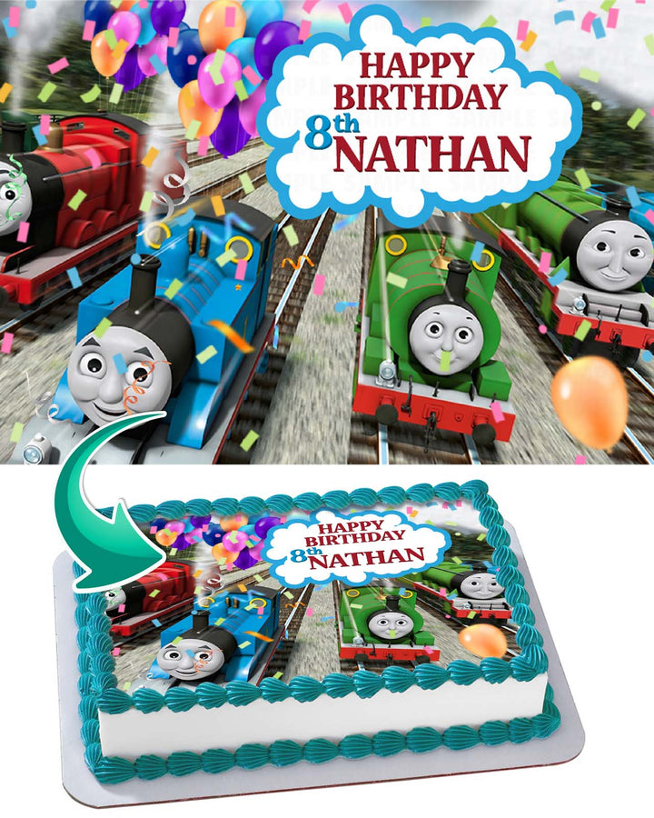 Thomas The Train Edible Cake Toppers