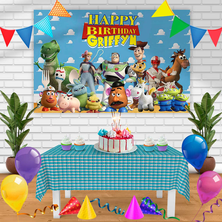 Toy Story 2Rd Birthday Banner Personalized Party Backdrop Decoration