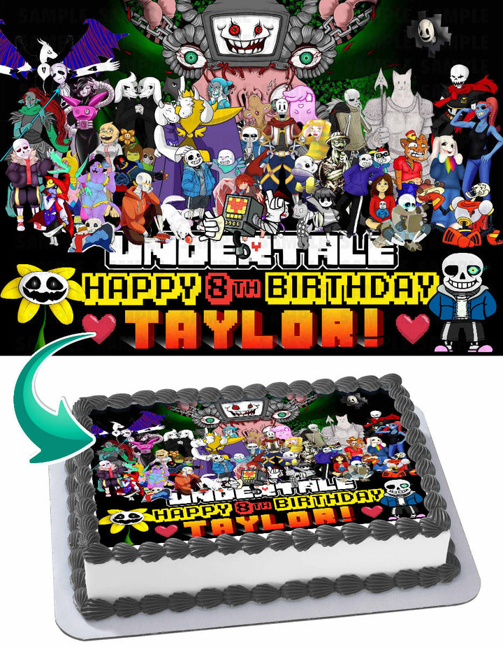 Undertale Edible Cake Toppers