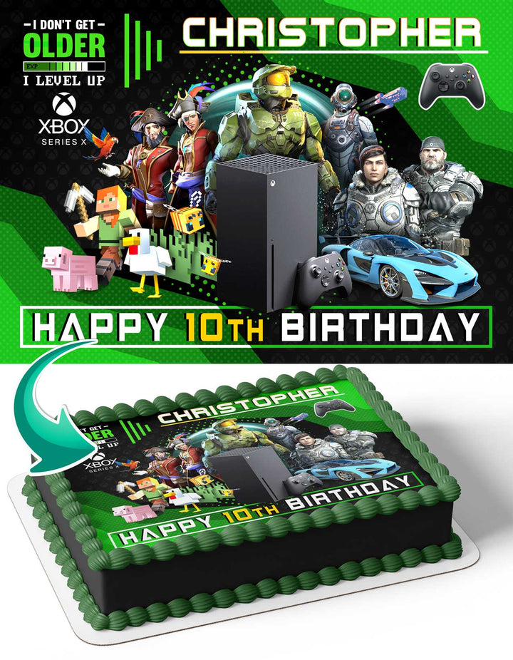 XBOX Series X Edible Cake Toppers