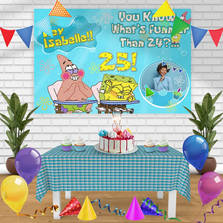 You Know Whats Funnier Than 24 25 F Birthday Banner Personalized Party Backdrop Decoration