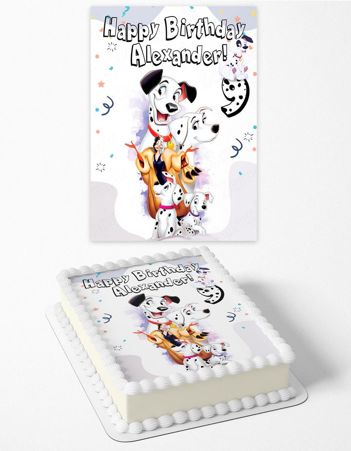 101 Dalmatians Dogs Cute Edible Cake Toppers – Ediblecaketopper