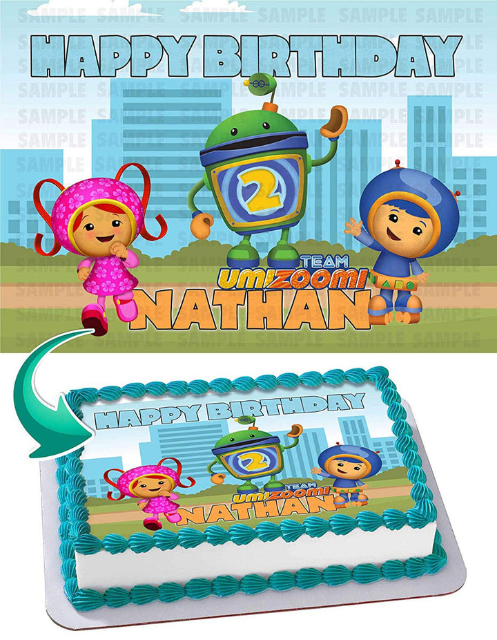 Team Umizoomi Edible Cake Toppers