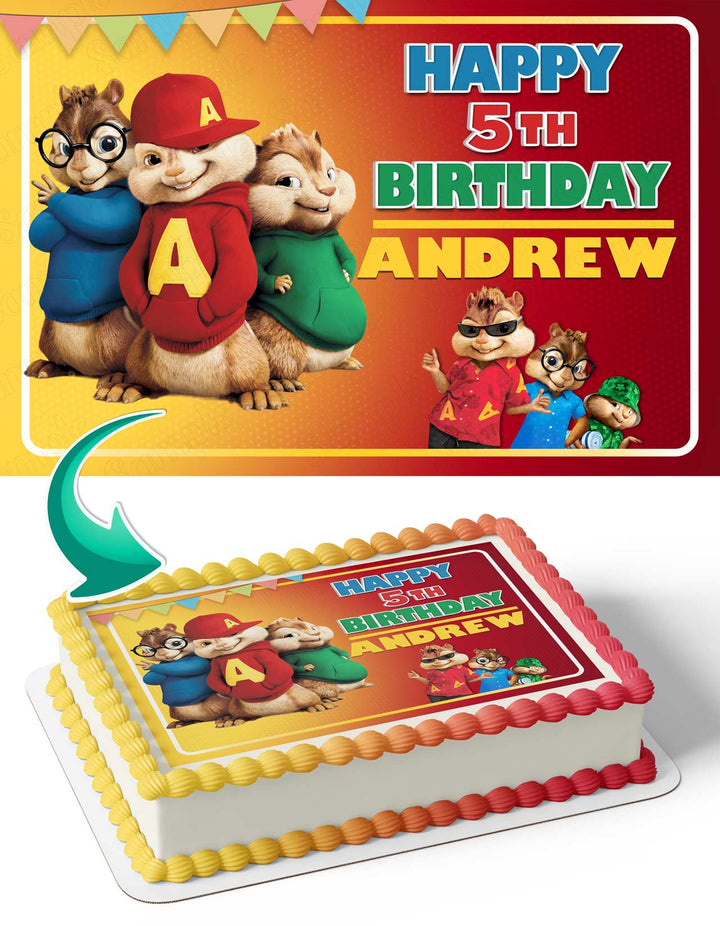 Alvin and the Chipmunks Edible Cake Toppers