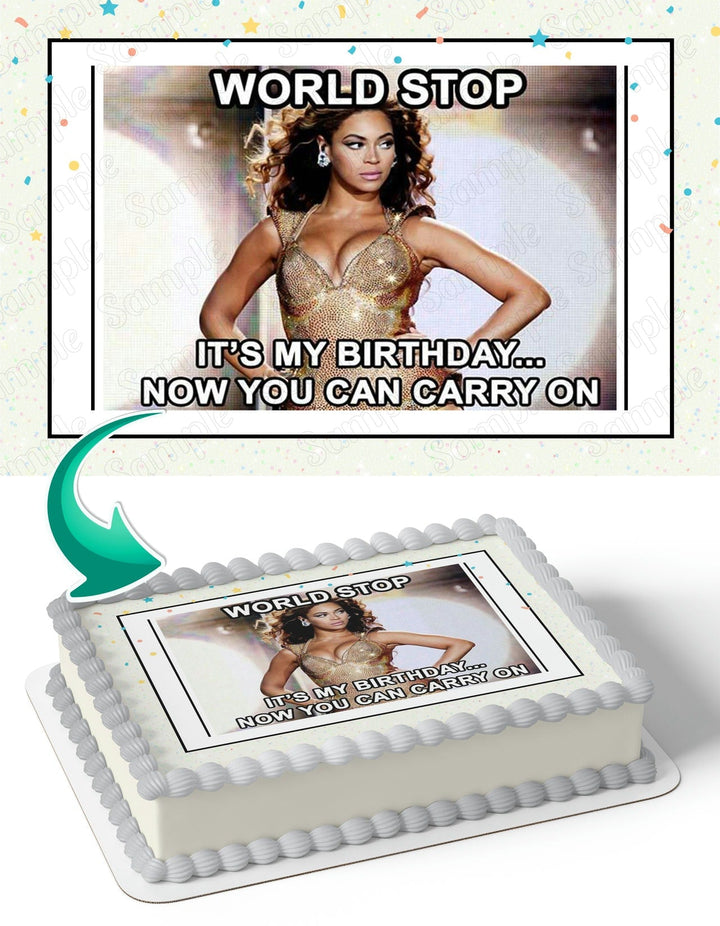 Beyonce Meme Edible Cake Toppers