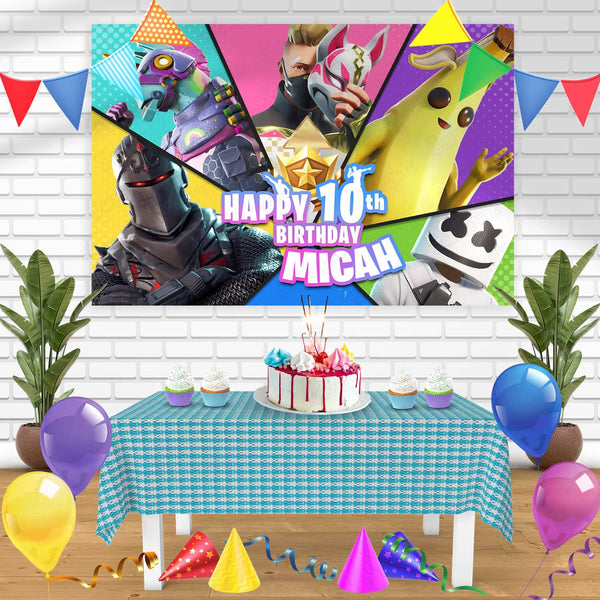 Fornite Battle Royale Gamers Kids Team Crew Edible Cake Toppers