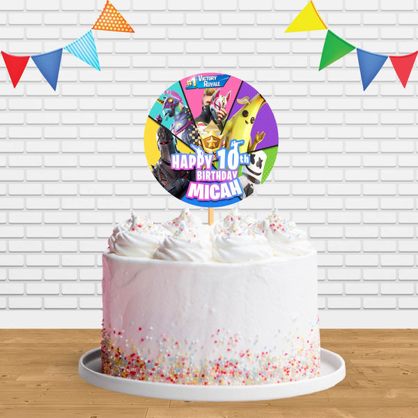 Fortnite 2024 Fornite Battle Royale Gamers Season Ct Cake Topper Centerpiece Birthday Party Decorations
