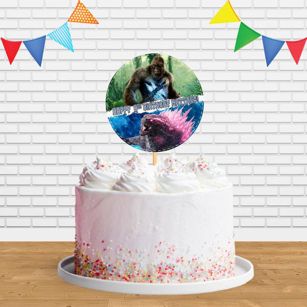 Godzilla x Kong The New Empire Ct Cake Topper Centerpiece Birthday Party Decorations