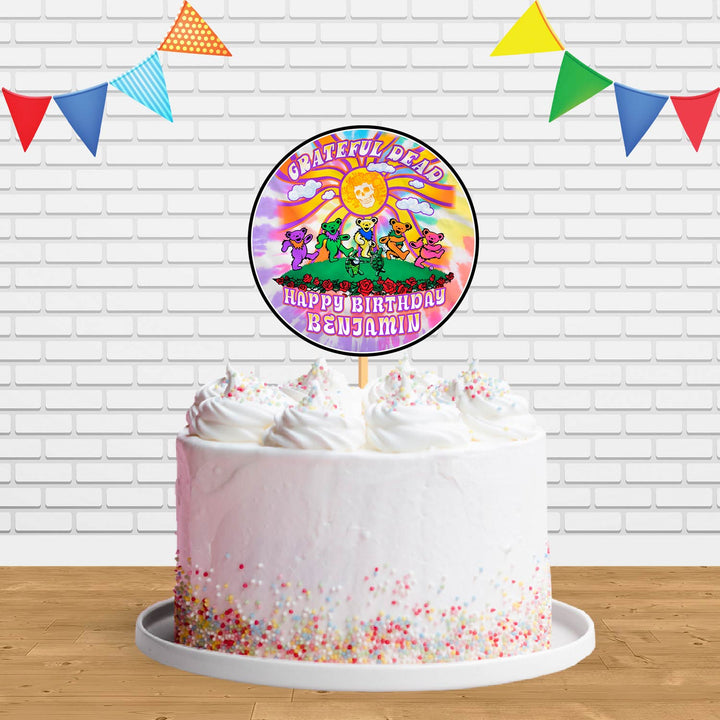 Grateful Dead Dancing Bears Ct Cake Topper Centerpiece Birthday Party Decorations