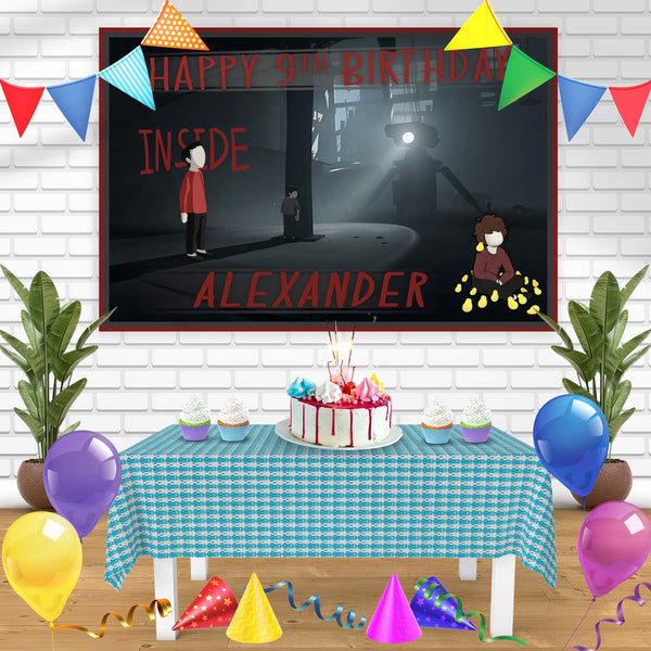 INSIDE Game Play Dead Bn Birthday Banner Personalized Party Backdrop Decoration