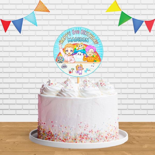 LankyBox Ct Cake Topper Centerpiece Birthday Party Decorations