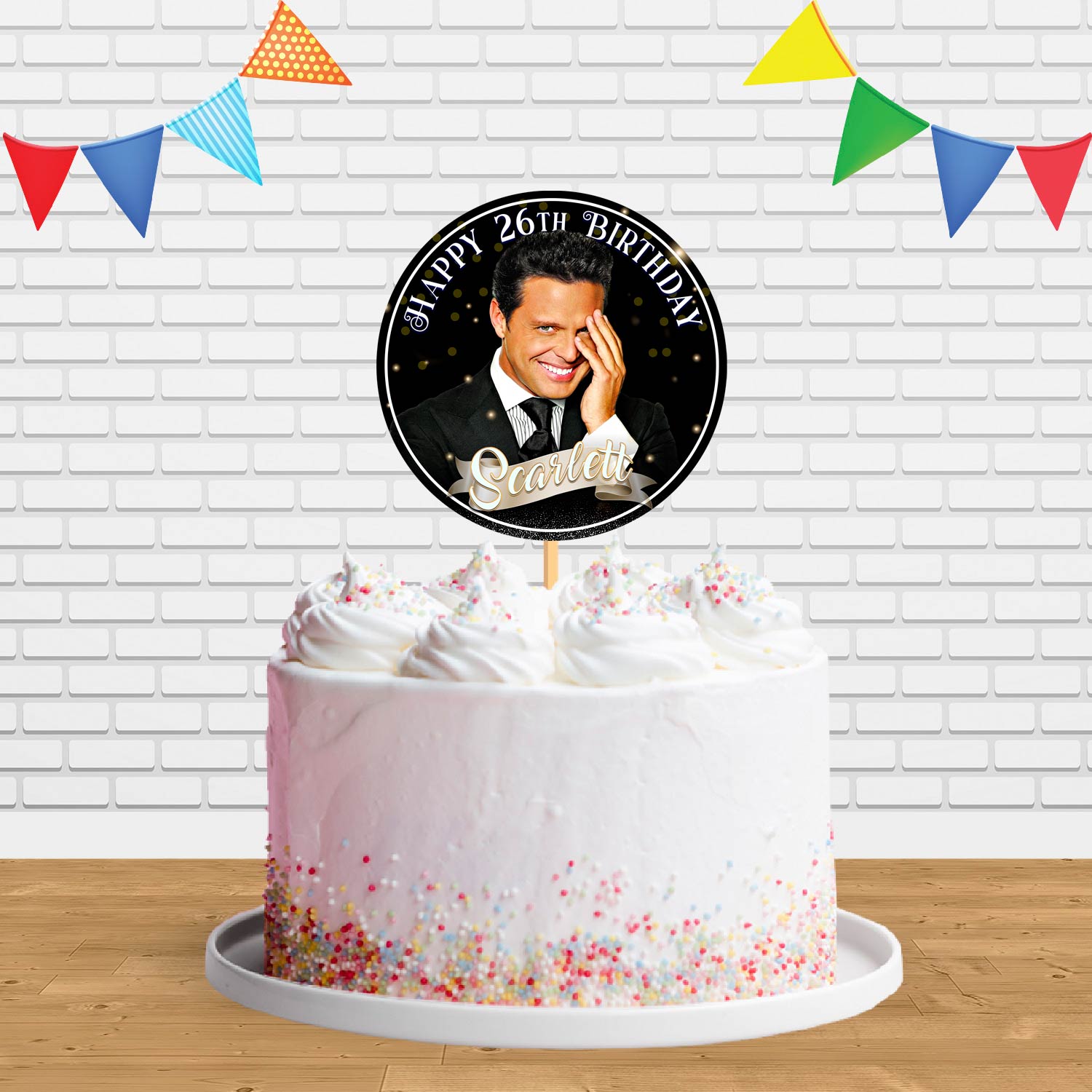 Luis Miguel Ct Cake Topper Centerpiece Birthday Party Decorations ...