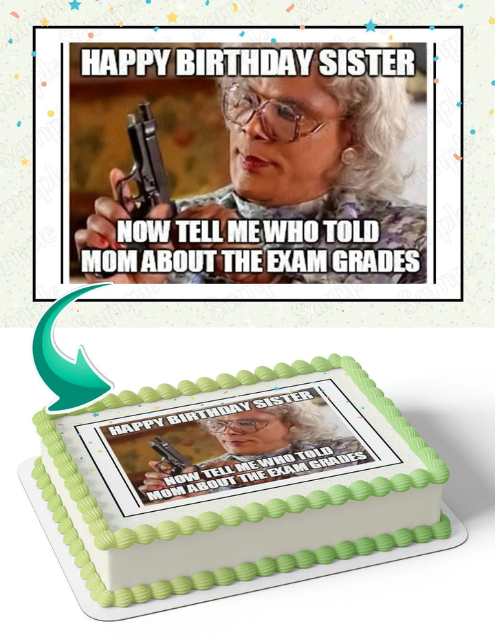 Madea Meme Edible Cake Toppers