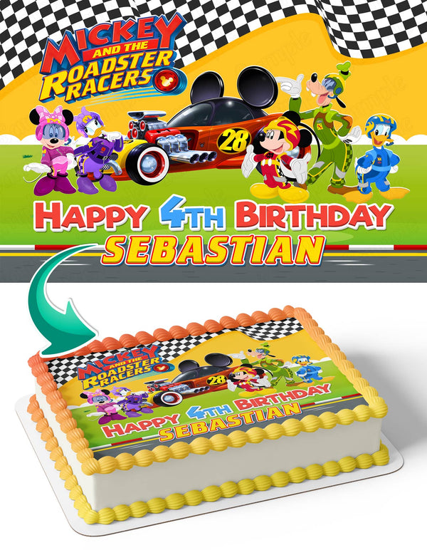 Mickey and the Roadster Racers ACR Edible Cake Toppers