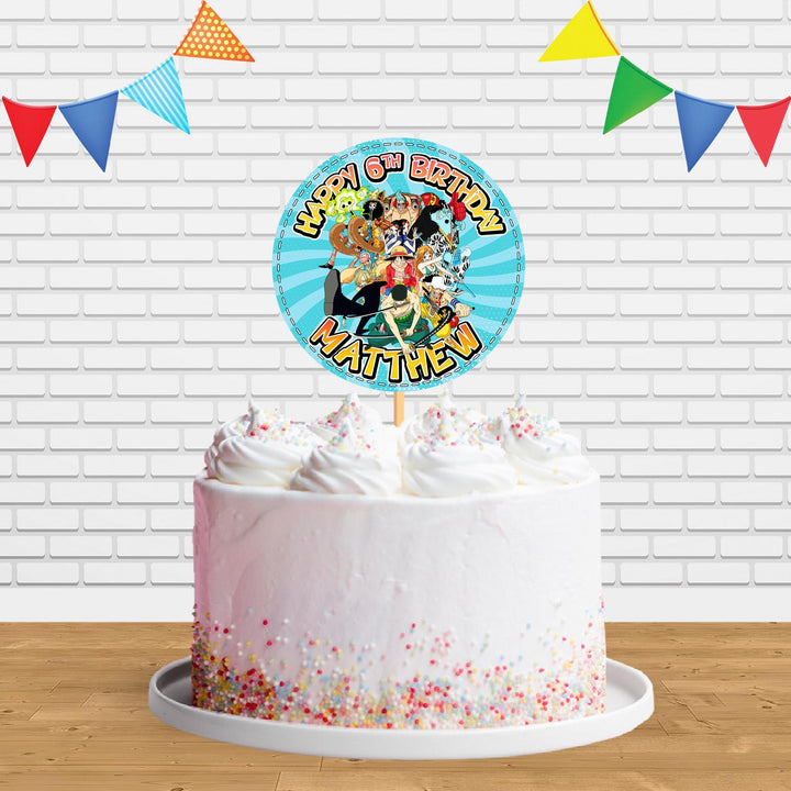 One Piece Crew Pirates Adventures Team Luffy Ct Cake Topper Centerpiece Birthday Party Decorations