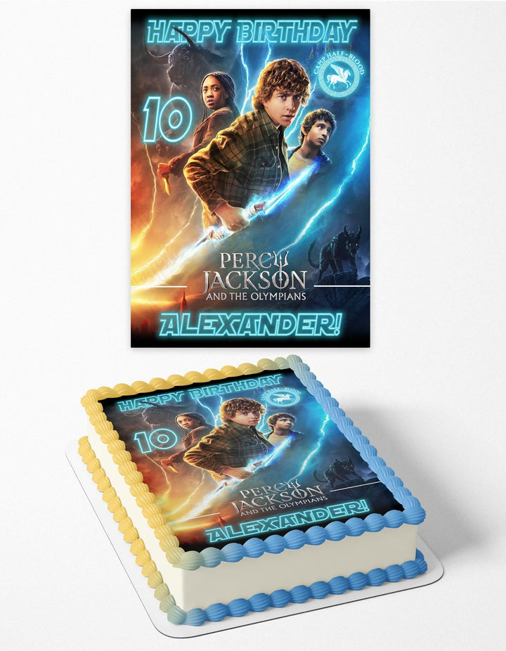Percy Jackson and the Olympians 2023 Edible Cake Toppers