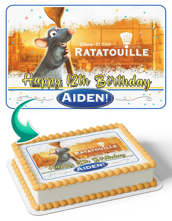 Ratatouille Edible Cake Toppers