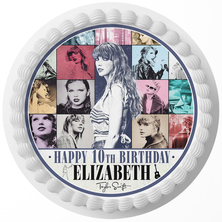 Taylor Swift The Eras Tour Rd Edible Cake Toppers Round