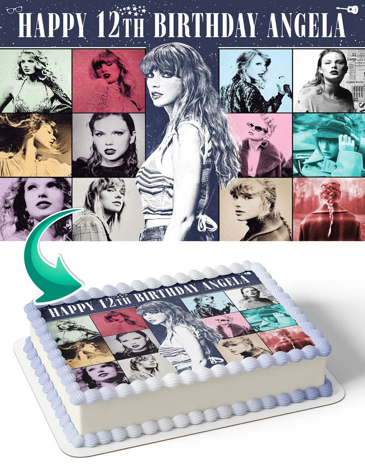 Customized Edible Photo Cake Toppers: Wafer Paper or Frosting Sheet Customized Edible Photo Cake Toppers: Wafer Paper or Frosting Sheet