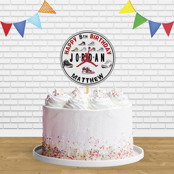 Sneakers JL Cake Topper Centerpiece Birthday Party Decorations CP758