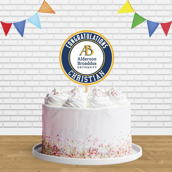 Alderson University Cake Topper Centerpiece Birthday Party Decorations CP13