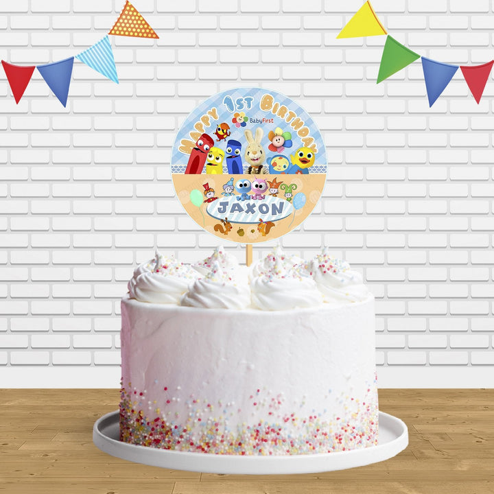 Baby First Kids Vocabularry Cake Topper Centerpiece Birthday Party Decorations CP43