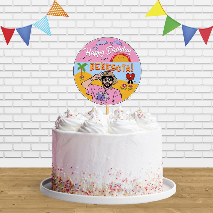Bad Un Verano Sin Ti Bebesota Cake Topper Centerpiece Birthday Party Decorations CP49