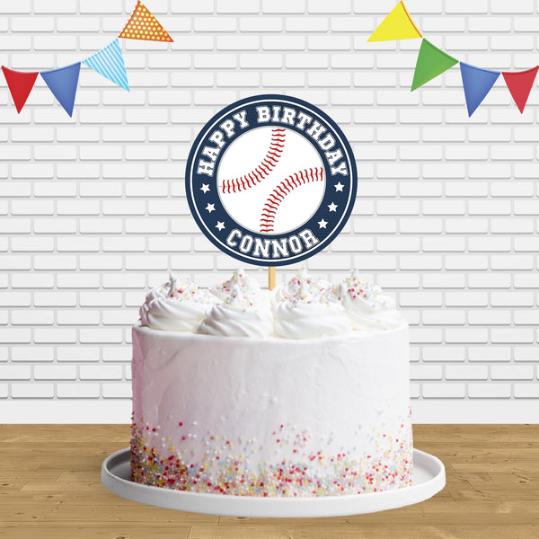 Baseball Cake Topper Centerpiece Birthday Party Decorations CP803