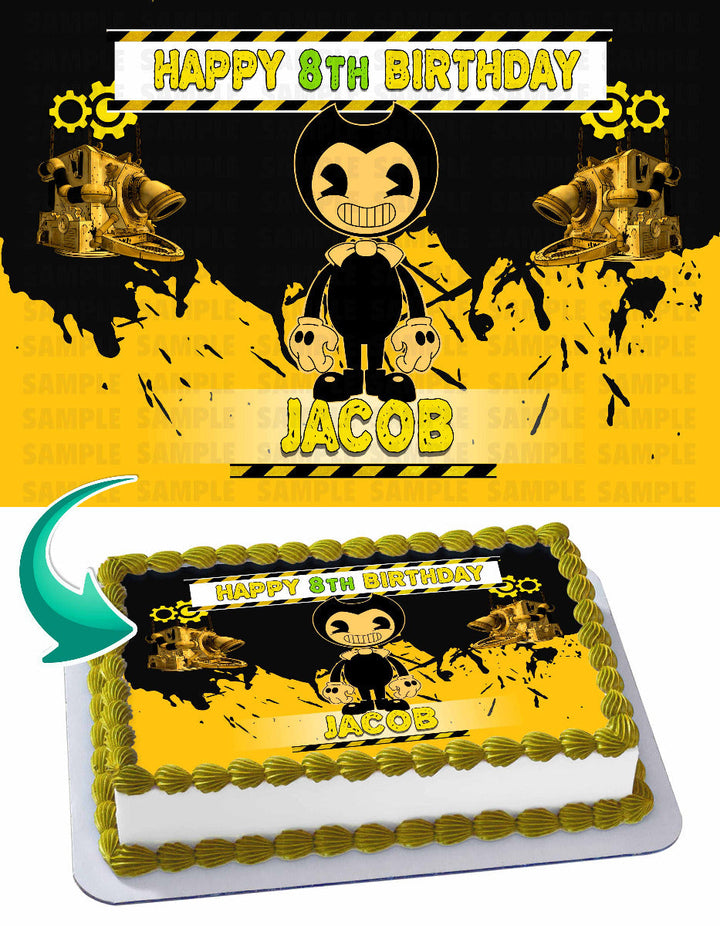 Bendy and the Ink Machine Edible Cake Toppers