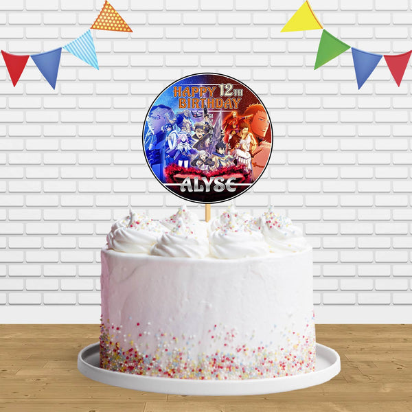 Black Clover Cake Topper Centerpiece Birthday Party Decorations CP921