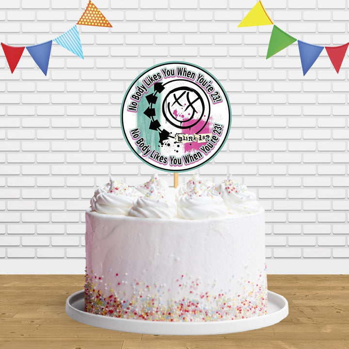 Nobody Likes You When Youre 23 Cake Topper Centerpiece Birthday Party Decorations CP73