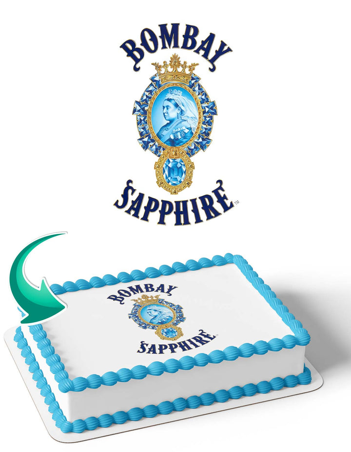 Bombay Sapphire Edible Cake Toppers