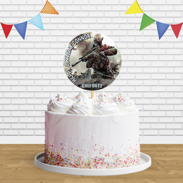 Duty War Gamer Cake Topper Centerpiece Birthday Party Decorations CP110