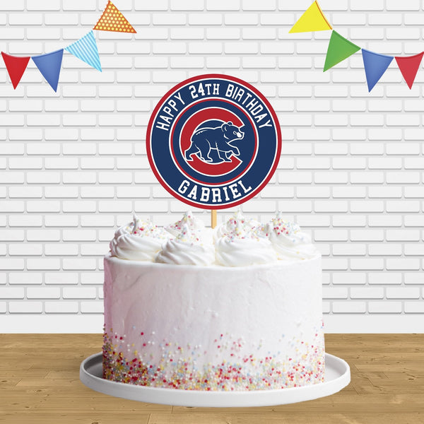 Cubs Cake Topper Centerpiece Birthday Party Decorations CP132