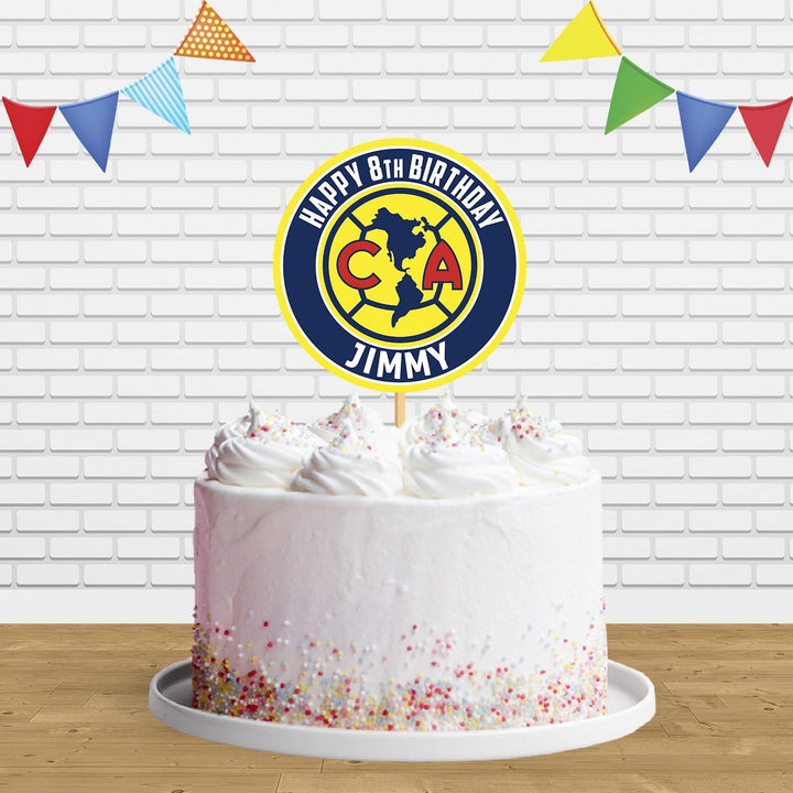 Club America Cake Topper Centerpiece Birthday Party Decorations CP145