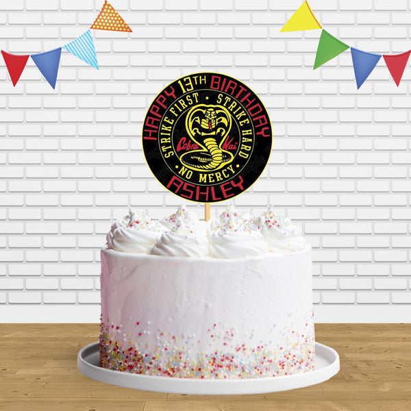 Cobra Karate Cake Topper Centerpiece Birthday Party Decorations CP148