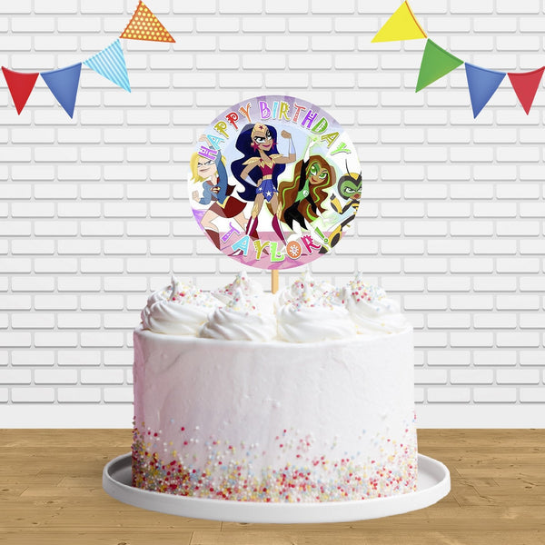 Super Hero Girls Cake Topper Centerpiece Birthday Party Decorations CP174