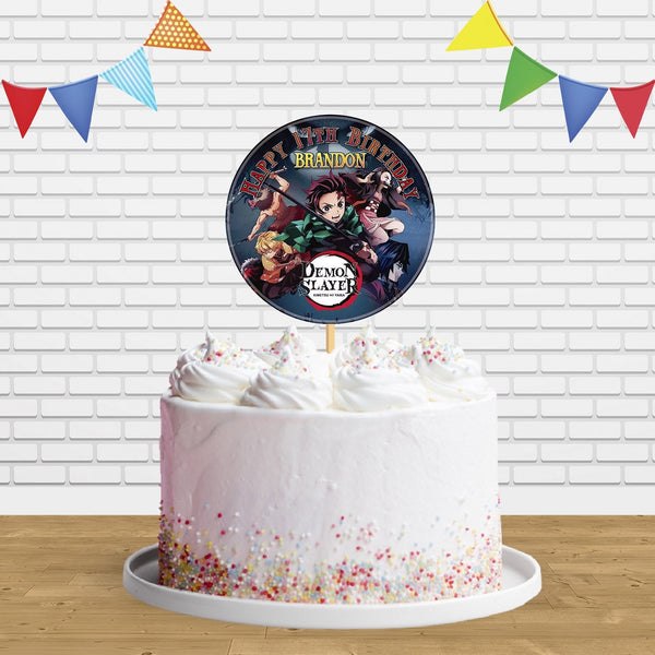 Slayer Kimetsu Cake Topper Centerpiece Birthday Party Decorations CP181