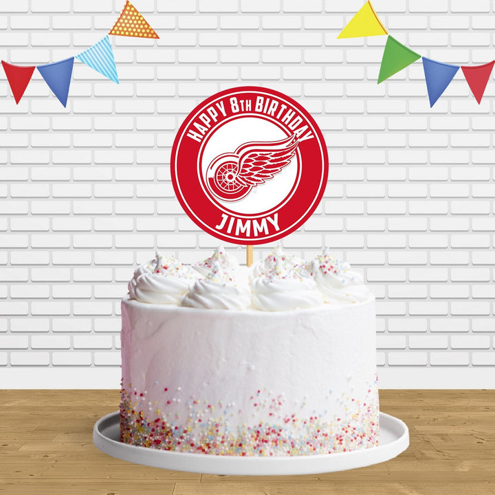 Red Wings Cake Topper Centerpiece Birthday Party Decorations CP186