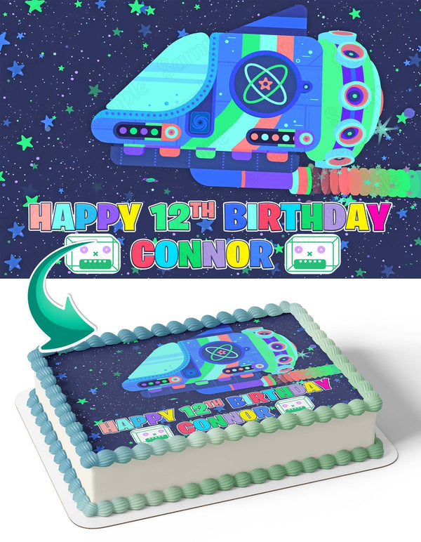 GNOG VR Game Edible Cake Toppers