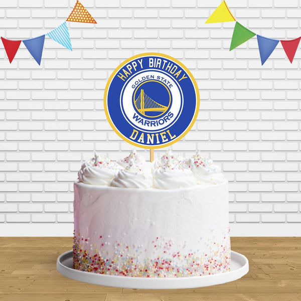 Warriors Cake Topper Centerpiece Birthday Party Decorations CP268