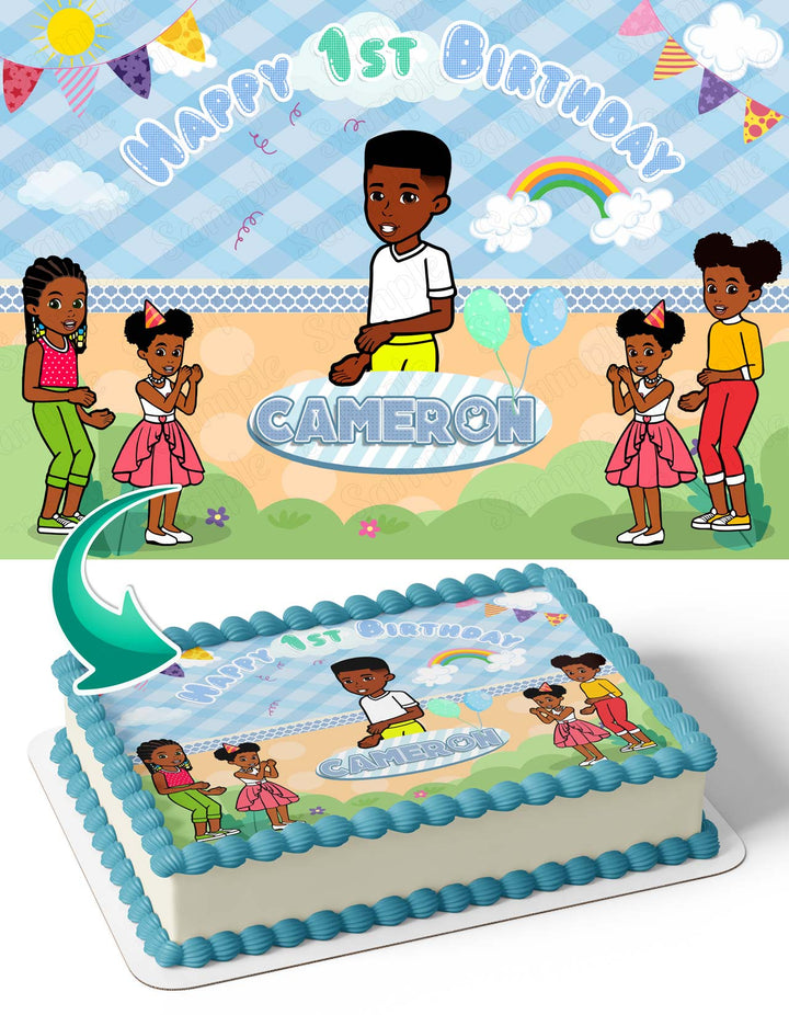 Gracies Corner Boys Kids Edible Cake Toppers