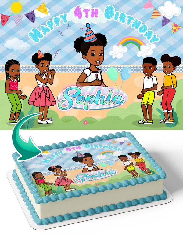 Gracies Corner Friends Kids Edible Cake Toppers